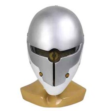 Usado, Nova Máscara de Airsoft Tática Raposa Cinza Equipamento de Metal Máscara Cosplay Adereços FRP Fullface  comprar usado  Enviando para Brazil