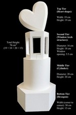 Tier cake dummy for sale  LONDON