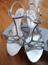 Casandra silver strappy for sale  BIGGLESWADE