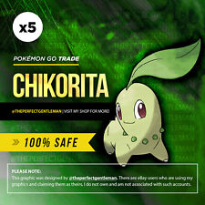 X5 Chikorita - Pokemon Trade GO - #152 Gen 2 Johto comprar usado  Enviando para Brazil