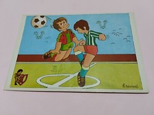 Carte postale equipe d'occasion  Expédié en France