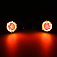 Usado, Motocicleta 18LED duas cores redonda fluindo piscando LED luzes vermelhas EUA comprar usado  Enviando para Brazil