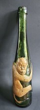 Vintage Monkey on A 14" Garrafa de Vidro Verde Alemã Die Flasche Gehort Dem Gas1 comprar usado  Enviando para Brazil