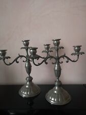 Candelabri peltro anni usato  Milano