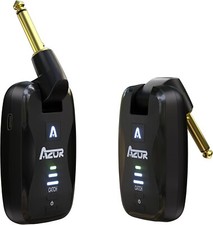 Sistema de guitarra sem fio AZOR 2.4GHz receptor transmissor 18 canais para baixo de guitarra comprar usado  Enviando para Brazil