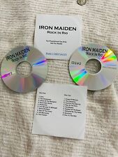 Iron Maiden PROMO Raro Oficial Original 2001 Live @ Rock in Rio 2CD Colecionável comprar usado  Enviando para Brazil