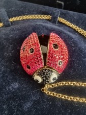 Swarovski ladybug necklace for sale  SAFFRON WALDEN