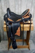 Novo selim de couro Endurance Western com vaca Softy Molded Seat tamanho 10 "a 18" comprar usado  Enviando para Brazil