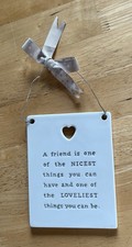 Rectangular ceramic plaque for sale  GODALMING