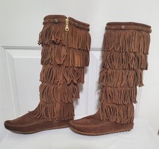 Minnetonka brown leather for sale  Olive Branch