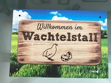 Schild willkommen wachelstall gebraucht kaufen  Kirchdorf a.Inn