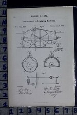 1872 LOTZ CLARKSON CHICAGO IL MÁQUINA DE DRAGAGEM MINA DE AREIA PATENTE LITHO 122529 comprar usado 1872 LOTZ CLARKSON CHICAGO IL MÁQUINA DE DRAGAGEM MINA DE AREIA PATENTE LITHO 122529 comprar usado  Enviando para Brazil