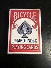 Bicycle Rider Back Jumbo Index 1970s Blue Stamp Seal  Deck Cincinnati Ohio Cards comprar usado  Enviando para Brazil