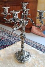 Candelabro argento fiamme usato  Sciacca