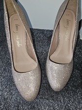 Sparkly heels champagne for sale  HOLMFIRTH
