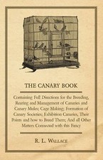 Canary book containing for sale  ELLAND