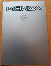Folheto de vendas de carros OPEL MONZA, texto alemão. Prospekt / catálogo comprar usado  Enviando para Brazil