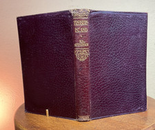 ROBERT LOUIS STEVENSON, Treasure Island, UK1920, full leather binding,Very Good  comprar usado  Enviando para Brazil