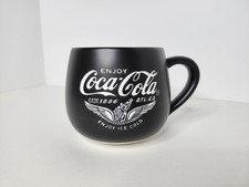 Caneca/copo grande Coca-Cola Enjoy Ice Cold Winged Bottle - Gravado, raro comprar usado  Enviando para Brazil