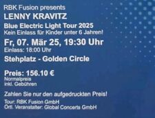 Lenny kravitz münchen gebraucht kaufen  Karlshuld