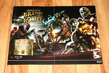 Pôster promocional pequeno muito raro God of War III 3 PS3 PS4 40x30cm, usado comprar usado  Enviando para Brazil