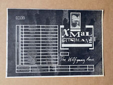 Xmal deutschland tour for sale  CHESTERFIELD