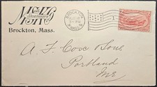Usado, Sapato MS & K Shoemaker Publicidade Brockton MA 2c Trans-Mississippi 286 1898 comprar usado Usado, Sapato MS & K Shoemaker Publicidade Brockton MA 2c Trans-Mississippi 286 1898 comprar usado  Enviando para Brazil