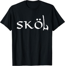 Camiseta Skol Vikings Axe Heritage Chant Warrior Nordic Drinking comprar usado  Enviando para Brazil