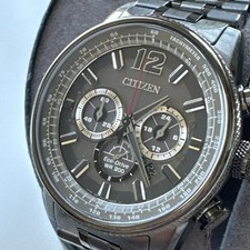 Relógio Citizen Eco-Drive masculino cronógrafo indicador de data 43mm CA4377-53H comprar usado  Enviando para Brazil