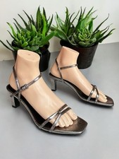 Sandalias Plata de Piel Massimo Dutti / Talla 39 comprar usado  Enviando para Brazil