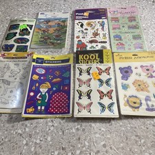 Novos Pacotes de Folhas Adesivas Vintage Animais Crianças Tang Lips Post-it Borboleta Lote 1Y, usado comprar usado  Enviando para Brazil