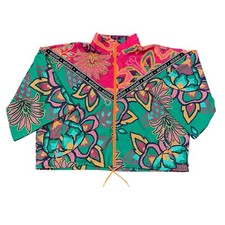 Jaqueta ADIDAS FARM RIO Feminina 3XL Abacaxi Floral Quebra-Vento AOP Kimono, usado comprar usado  Enviando para Brazil
