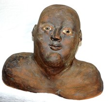 Ancienne sculpture terre d'occasion  Liesse-Notre-Dame