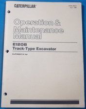 CAT CATERPILLAR E120B ESCAVADEIRA MANUAL DE OPERAÇÃO E MANUTENÇÃO S/N 6JF00074-UP, usado comprar usado  Enviando para Brazil