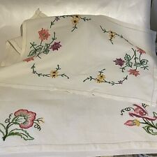 Hand embroidered tray for sale  PUDSEY
