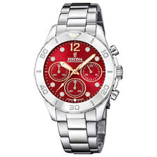 FESTINA Damen Uhr Chrono Boyfriend F20603-2 Edelstahl, rot comprar usado FESTINA Damen Uhr Chrono Boyfriend F20603-2 Edelstahl, rot comprar usado  Enviando para Brazil