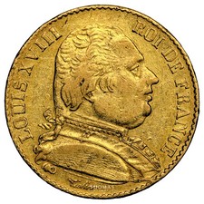 Monnaie louis xviii d'occasion  France