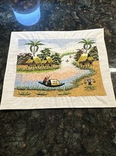 Vintage hand embroidered for sale  Hudson