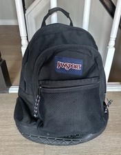 Mochila escolar JanSport parte inferior de pneu de borracha resistente preta vintage anos 90 retrô comprar usado  Enviando para Brazil