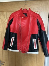 Boys leather jacket for sale  BROADWAY