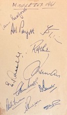 Cricket middlesex autographs for sale  BUSHEY
