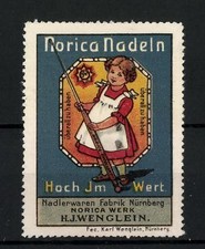 Reklamemarke norica nadeln gebraucht kaufen  Berlin