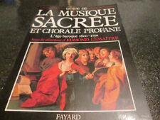 Musique sacree chorale d'occasion  Aubagne