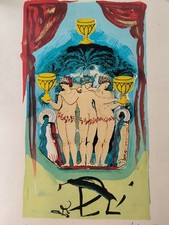 Salvador dali lithographie d'occasion  Montauban