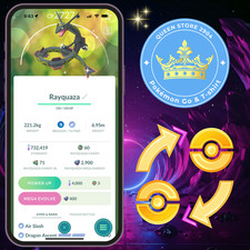 Pokémon PTC—TRADE—GO — Shiny Rayquaza — Moveset Dragon Ascent — Entrega digital comprar usado  Enviando para Brazil