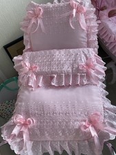 Pink babies broderie for sale  BOLTON