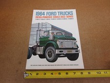 1964 Ford Truck F950 F1000 H1000 Diesel Folheto de vendas de eixo único 12pg ORIGINAL, usado comprar usado  Enviando para Brazil