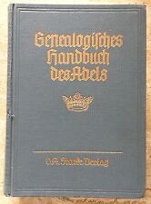 Genealogisches handbuch adels gebraucht kaufen  Nürnberg