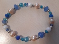 Braccialetto perle naturali usato  Italia