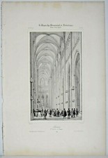 Lithographie intérieur ouen d'occasion  Rioz